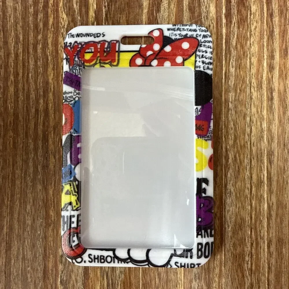 Mickey and Minnie Mouse Badge ID Holder